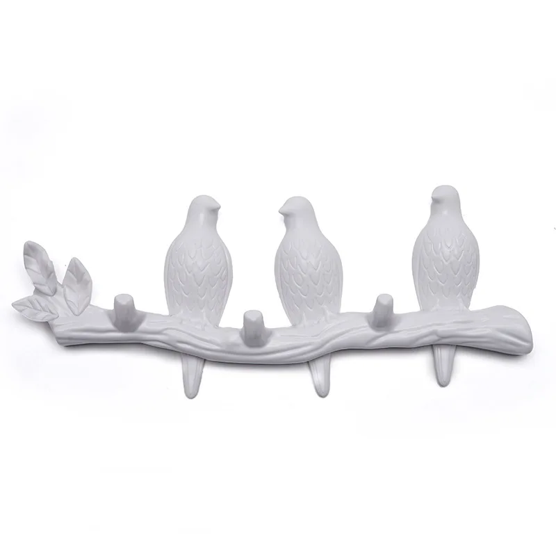 

Bird -Shaped Wall Hooks Key Hloder Wall Hanging Clothing Key Handbag Coat Rack Holder Key Decorative Hooks Home Decor Storage