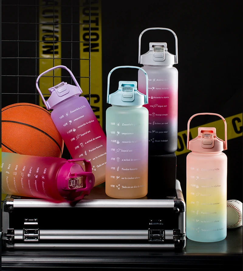 

3 шт., женские бутылки для воды, 2 л