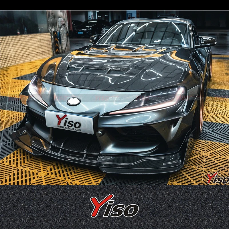 Ветровой нож из углеродного волокна для Toyota Bull Devil SUPRA A90 modified YISO V2