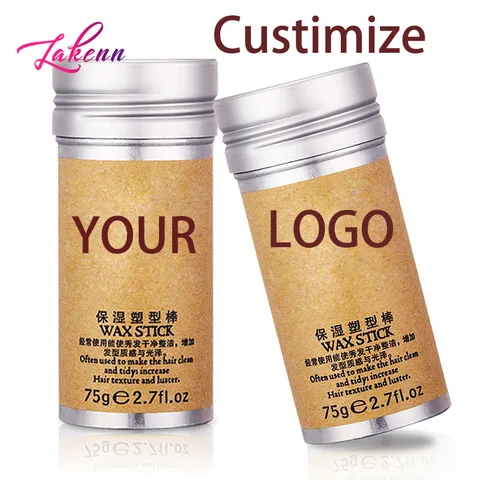 Восковая Палочка для парика, палочки для удаления волос с помощью воска, для Flyaways Edge, Frizz, с контролем краев, с логотипом на заказ