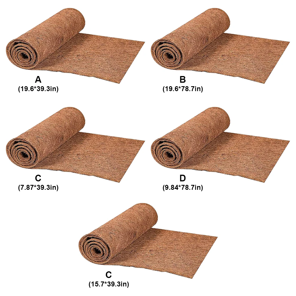 

Mat Coconut Fibre Potted Plant Gardening Cover Protector Liner DIY Basket Gardening Sheet Reptile Door Carpet Mulch