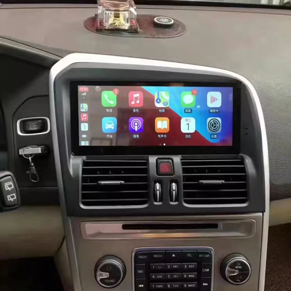 2 Din Android 13 8 дюймовый экран для Volvo XC60 2009-2017 Автомобильный мультимедийный