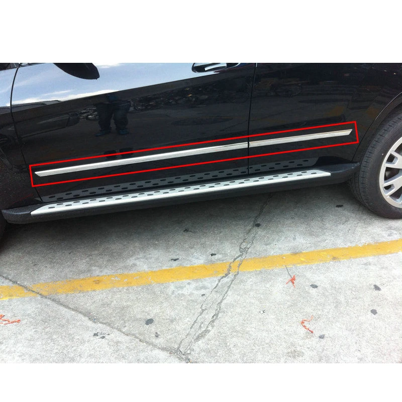 4 шт. боковые накладки из нержавеющей стали для Mercedes-Benz ML GL GLE GLS Class W166 X166 12-17