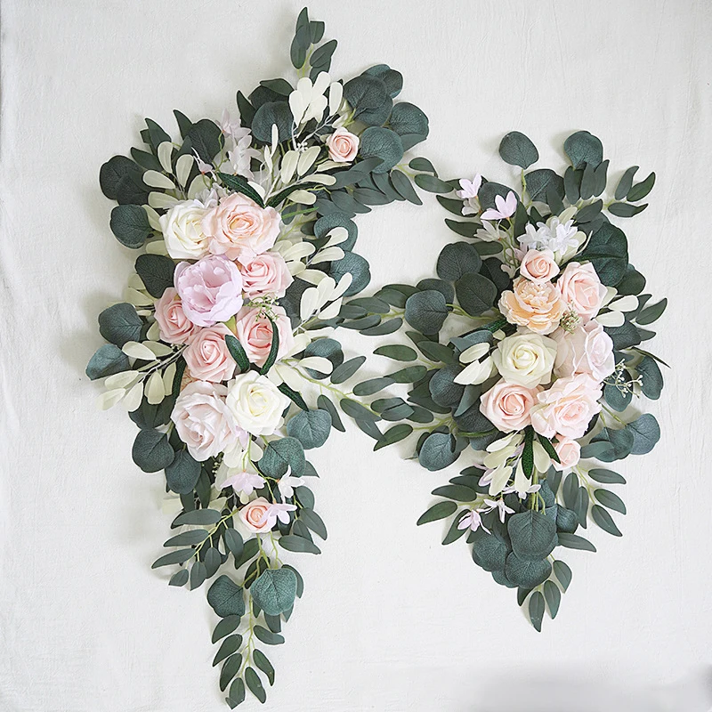 

Искусственные цветы для арки Yannew, белый, шелк