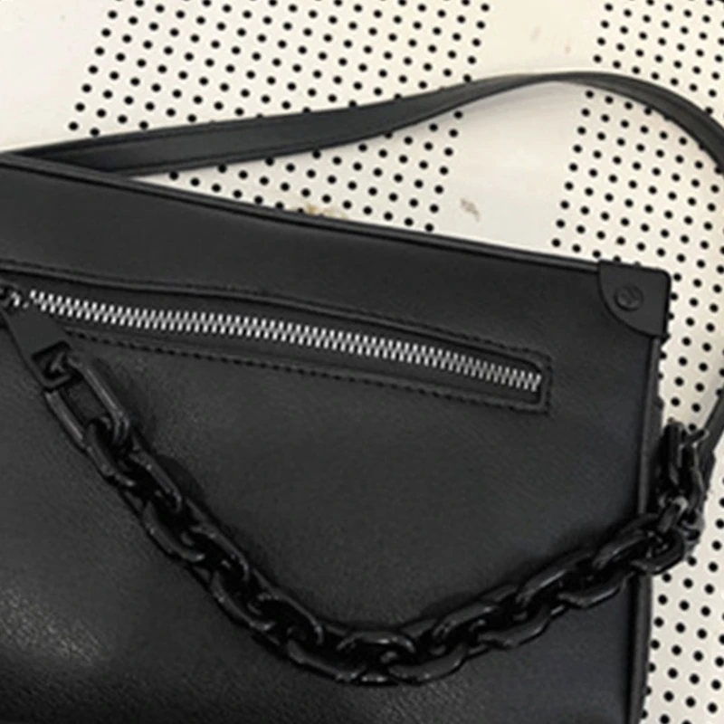 

Small Box Square Crossbody Bag Leather Shoulder Bags Unisex Chain Handbags with Adjustable Straps Messenger Bag Drop Shipping