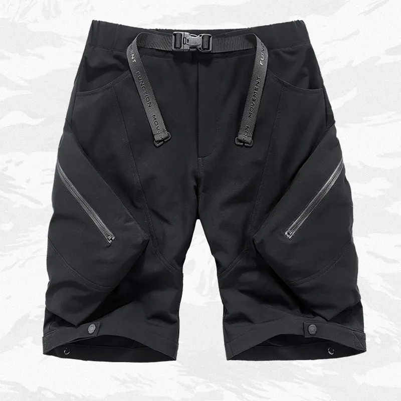 

2022 черные хип-хоп карго Techwear повседневные шорты Уличная одежда Harakuju Multi Короткие Брюки с карманами для мужчин High Street