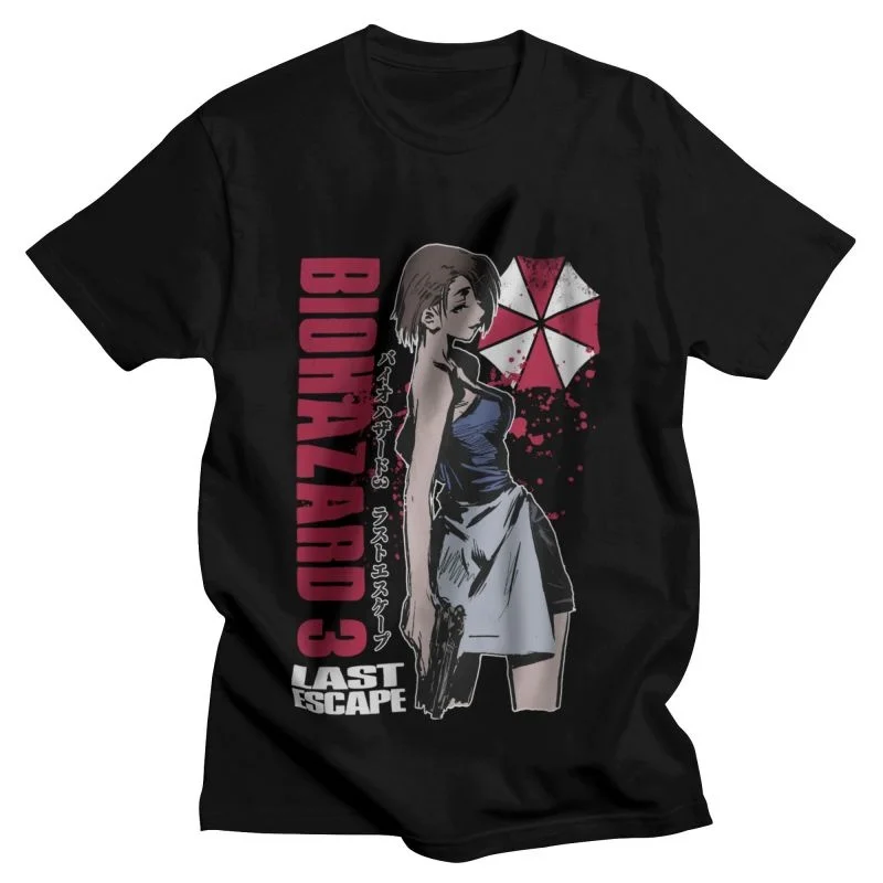 

Funny Umbrella Corporation Corp T-Shirts Men Fashion T Shirt Short Sleeve Video Game Tshirt Cotton Tee Tops Clothing