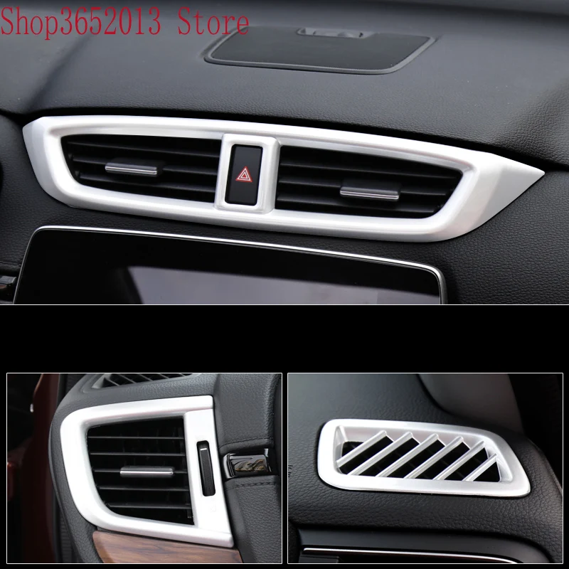 5 шт. для Honda CRV CR-V 2017-2022 ABS хромированная отделка выпускного отверстия украшение