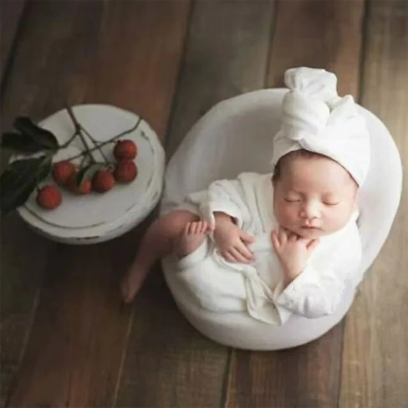 

Solid Color Bathrobes Wrap Photography Props Baby Infant Photo Sleepwear