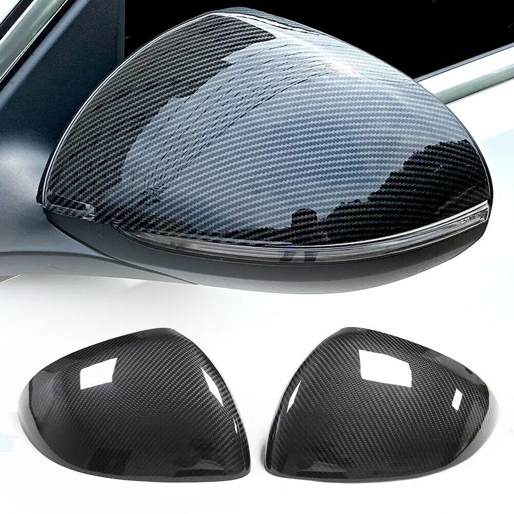 

2pcs Carbon Wing Mirror Cover Caps Add-on For Mercedes Benz C-Class W206 2022UP