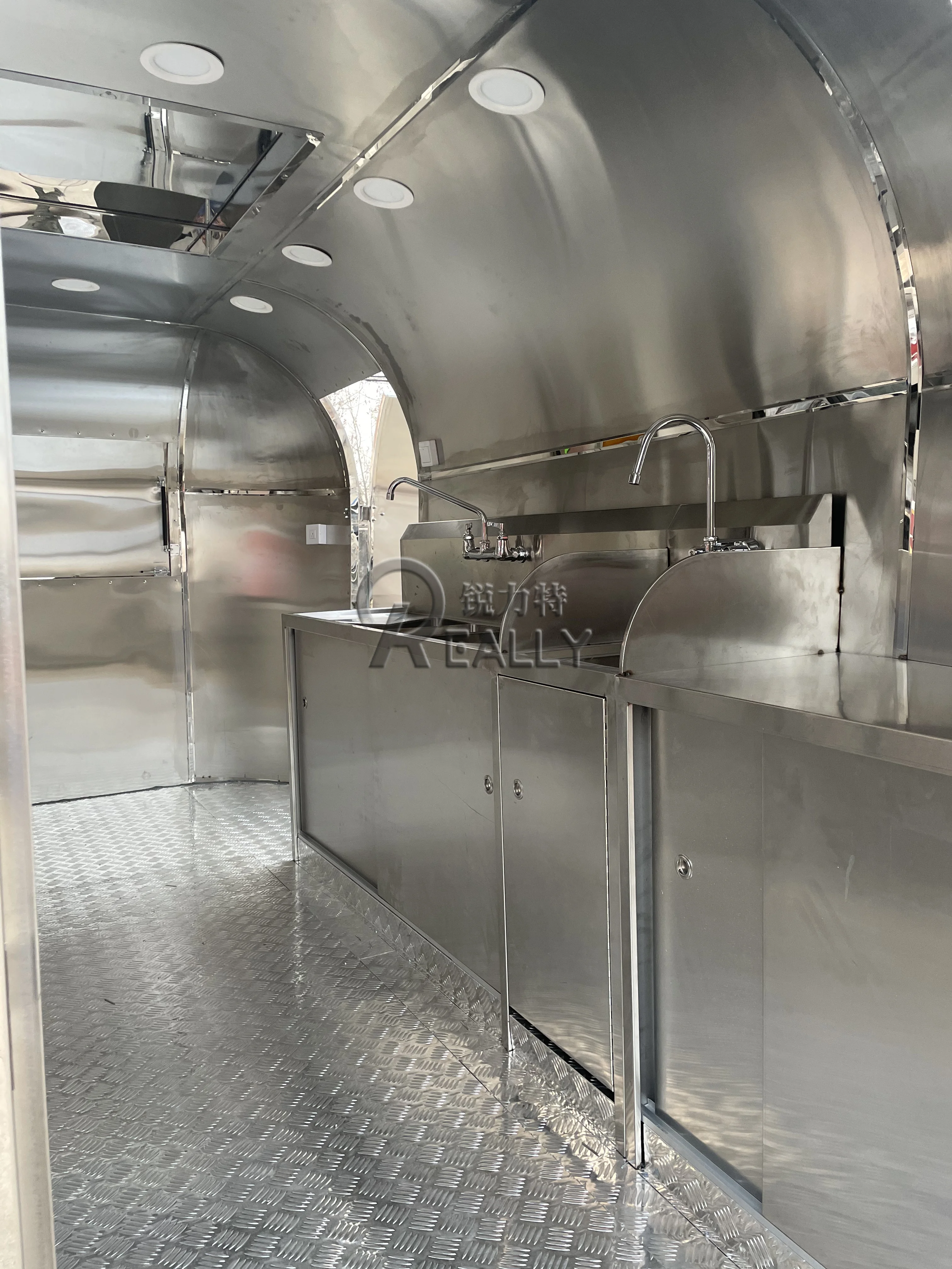 Трейлер для продажи еды из нержавеющей стали от производителя