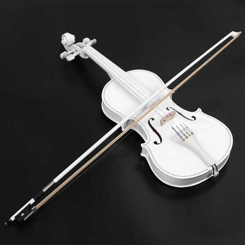 Student Violin 4/4 Full Size Set Child Beginner White |