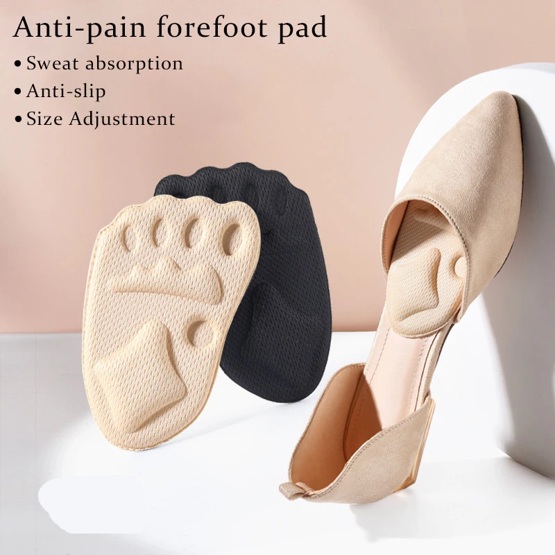 

Women High Heel Forefoot Pad for Shoes Insert Half Insoles Plantar Fasciitis Pain Relief Comfortable Foot Care Massaging Toe Pad