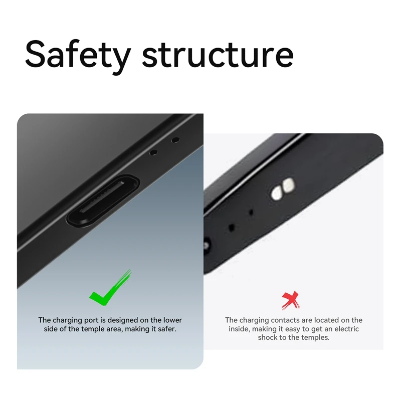 Фото Умные очки Lenovo с мощным фонариком, записью голоса, Bluetooth-звонками, управлением музыкой, ИИ-переговорами и переводом 2026 №5