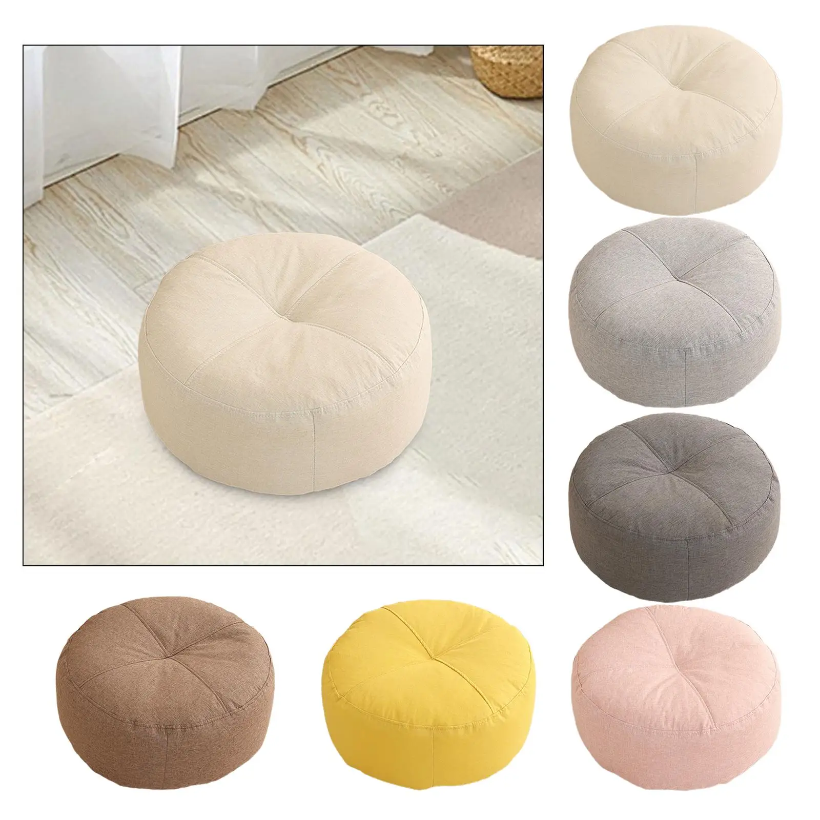 Круглая напольная подушка толстая для дома дивана стула офиса гостиной