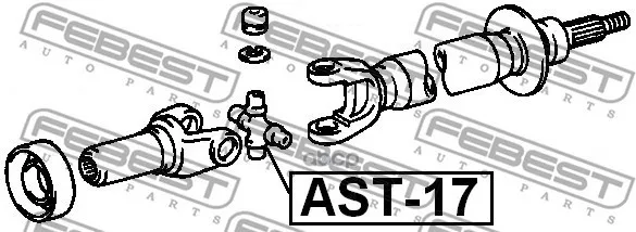 Ast-17_крестовина Кардана D29xo49 Toyota Hiace/Hilux/Land Cruiser 85-07 Febest арт. AST17 |