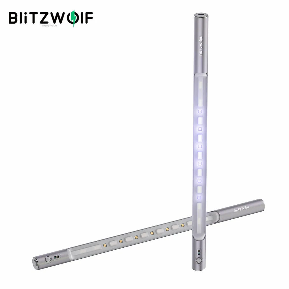 

Лампа BlitzWolf для стерилизации, умный светильник с инфракрасным датчиком, USB Type-C, бактерицидная дезинфекция