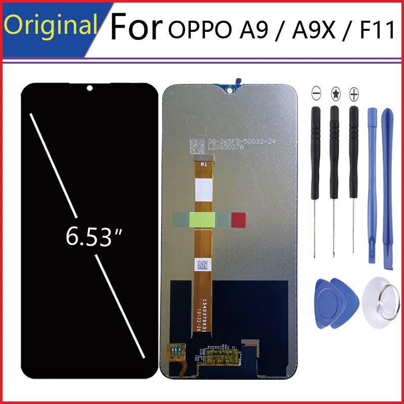 

Original LCD 6.53 Inch For OPPO A9 A9X Display Touch Screen Digitizer Assembly Replacement Parts For OPPO F11 LCD With Frame