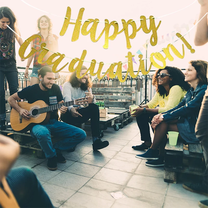 

Happy Graduation Banner Class of 2023 Graduation Party Decorations