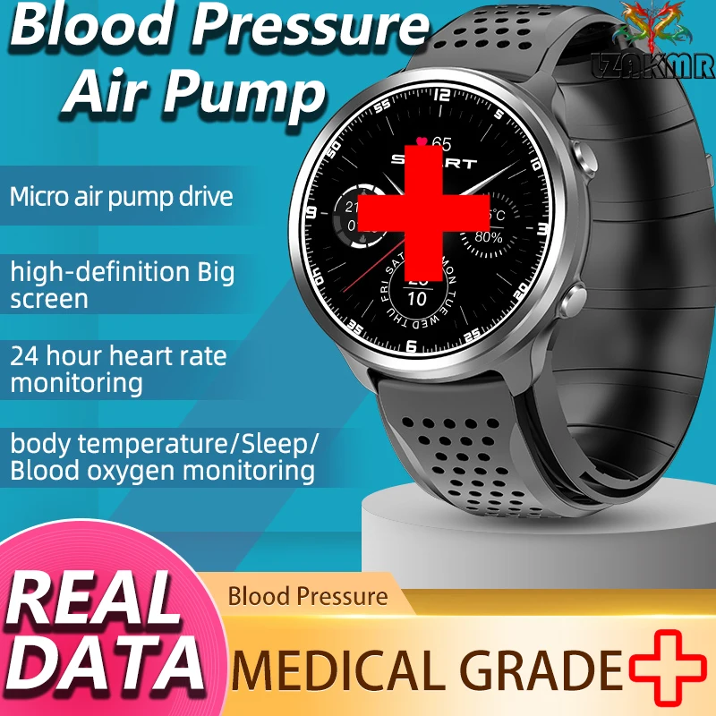 MEDICAL P30 Smartwatch ECG Air Pump Blood Pressure Oxygen Smart Watch Heart Rate Men Long Standby Accurate Real Data for Android