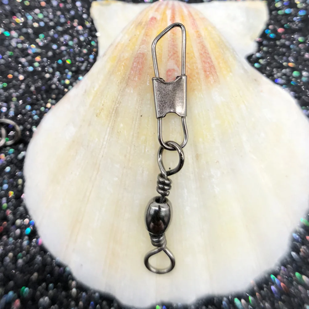 

Fish Hook Fishing Connector Tackle Rolling Ring Line Connecting Accessories Kit Lure Barrel Swivels Copper Fishhooks