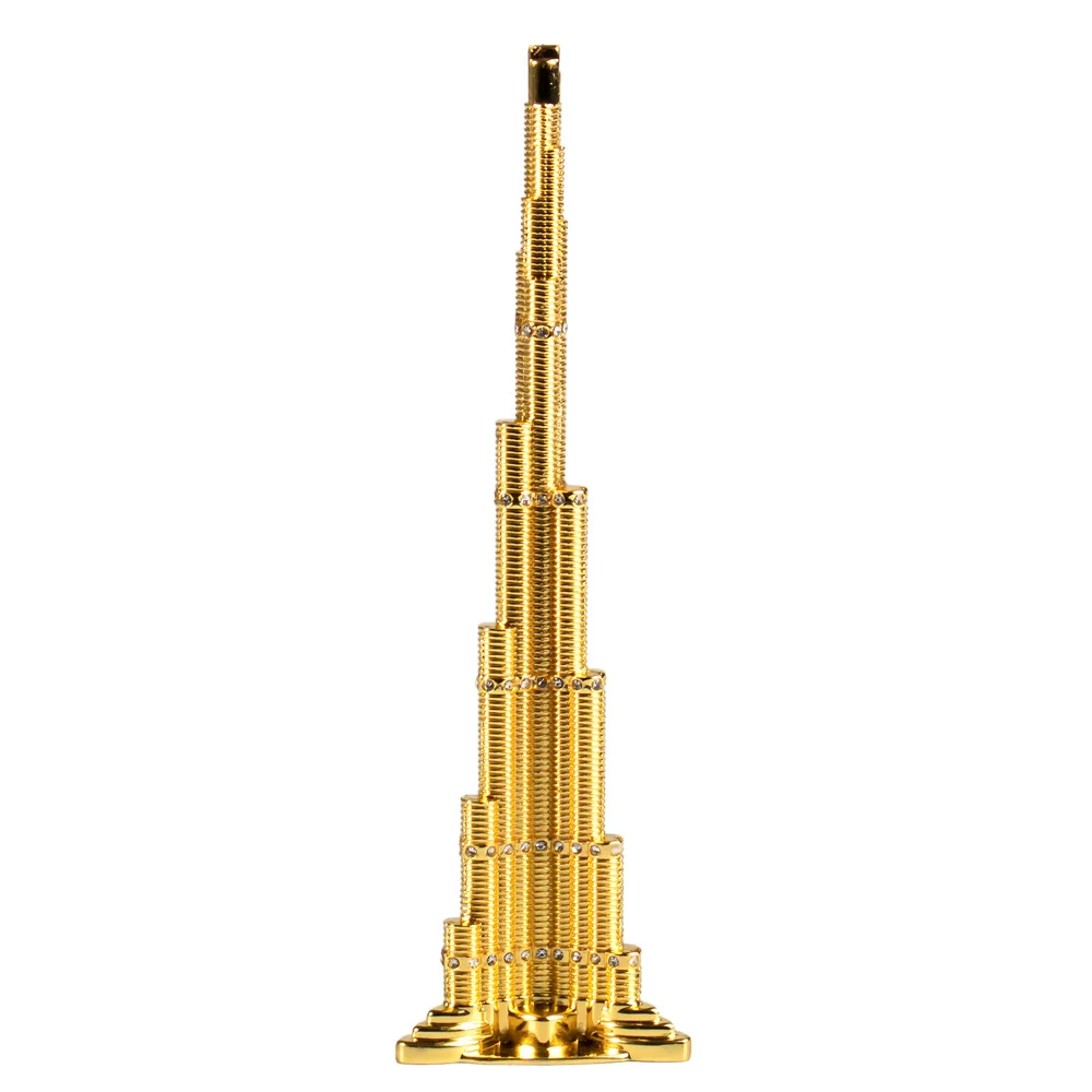 Burj Khalifa орнамент на заказ креативные Металлические ремесла Дубай туристические