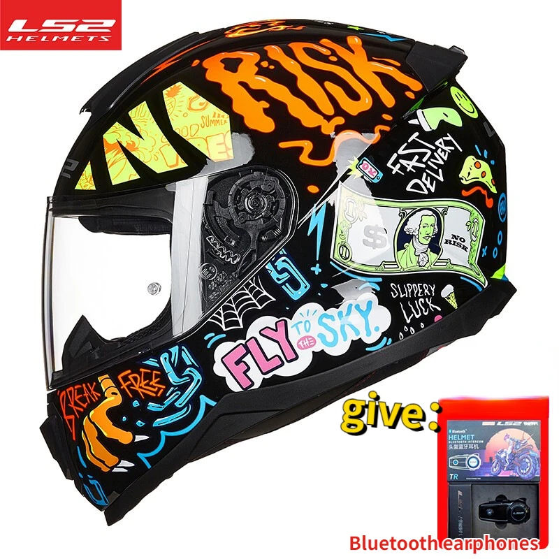 Мотоциклетный шлем LS2 FF802 легкие шлемы на все лицо для езды по бездорожью