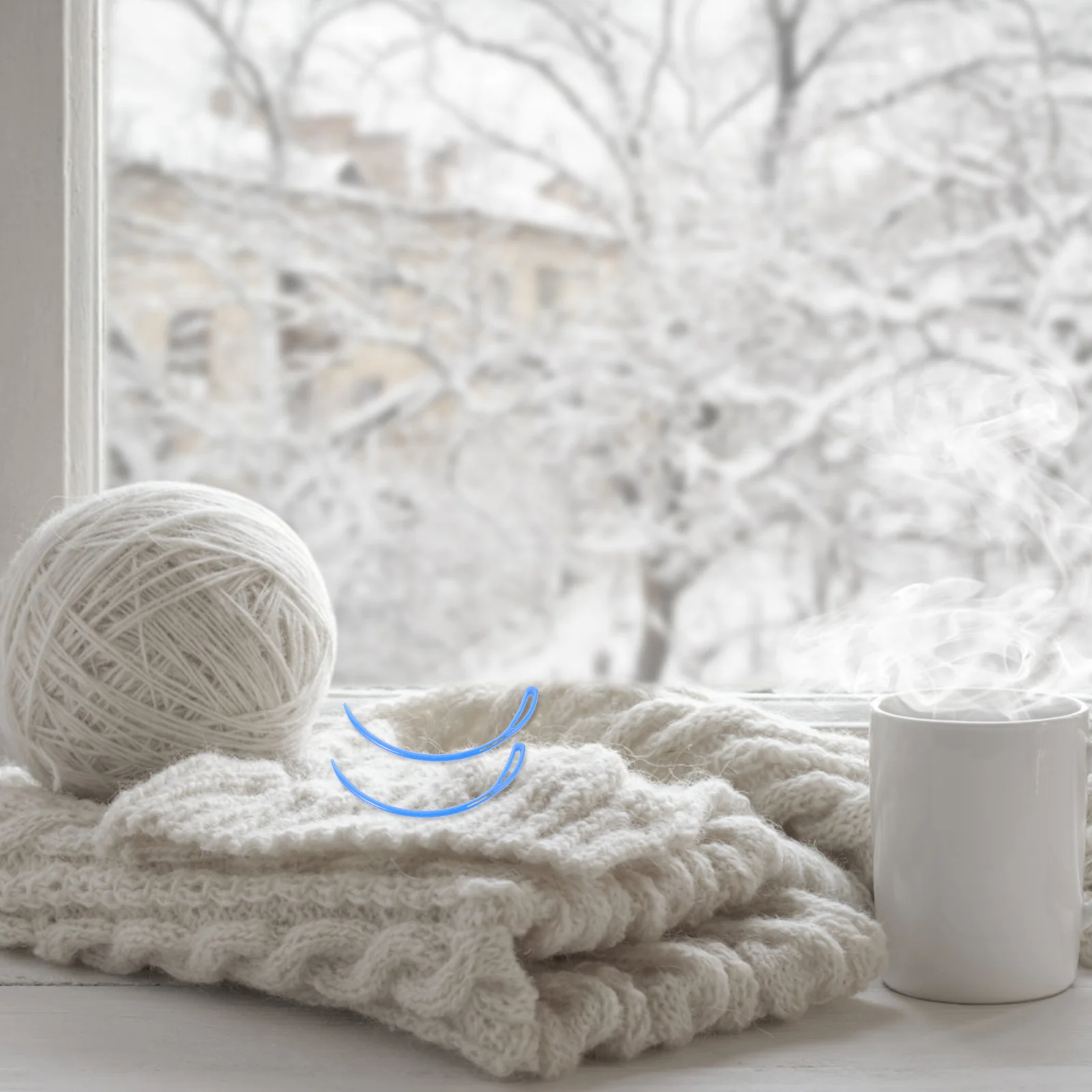 50 шт. инструменты для ручного вязания сделай сам (синие) гобеленовые иглы швейные