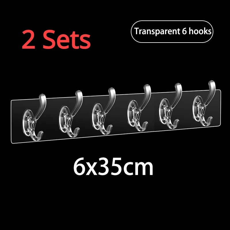 

Прозрачные самоклеящиеся крючки из полипропилена