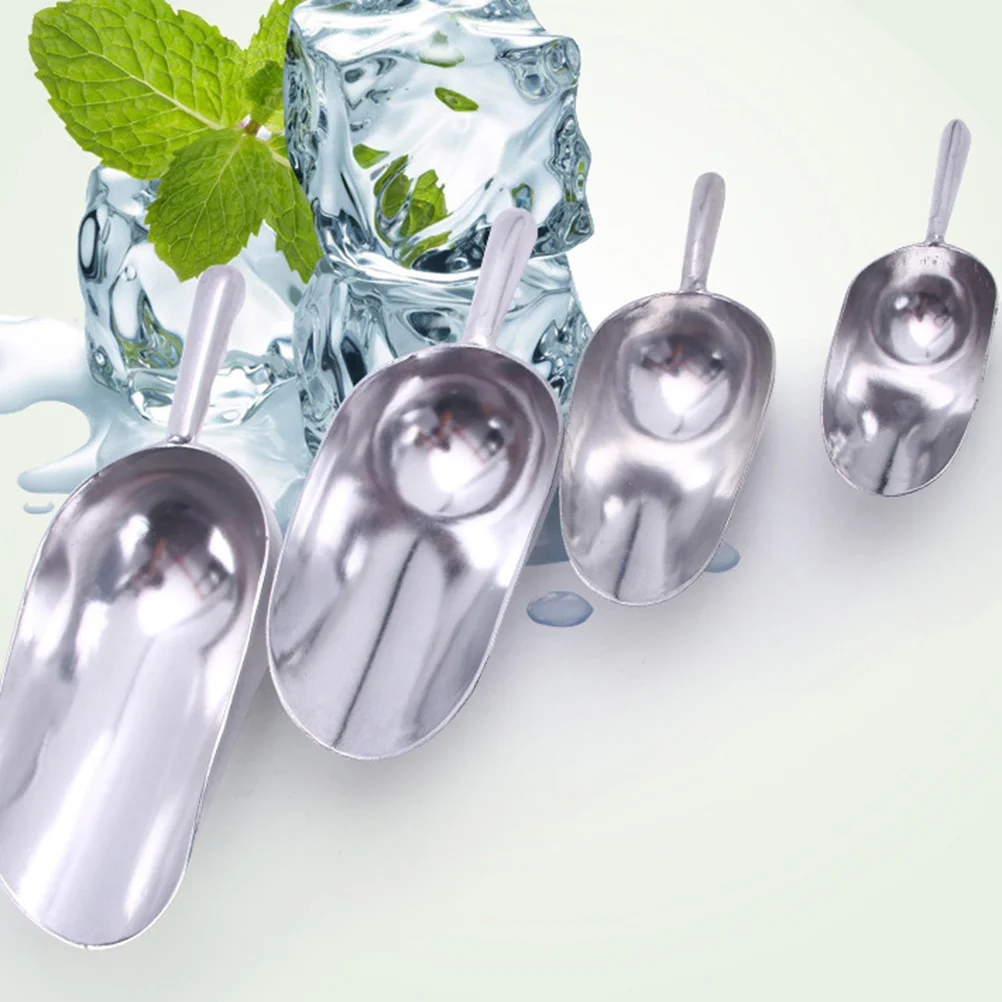 

Aluminum Scoop Flour Scoop Candy Scoop Kitchen Utility Scoops for Candy Cube Flour Sugar Bean