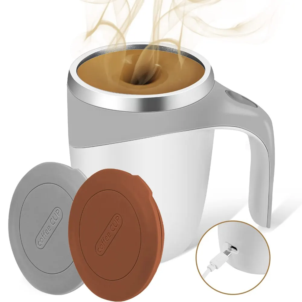 

Автоматическая Магнитная чашка для перемешивания, перезаряжаемая модель, чашка для кофе, чашка для ленивых, вращающаяся чашка для молочного коктейля