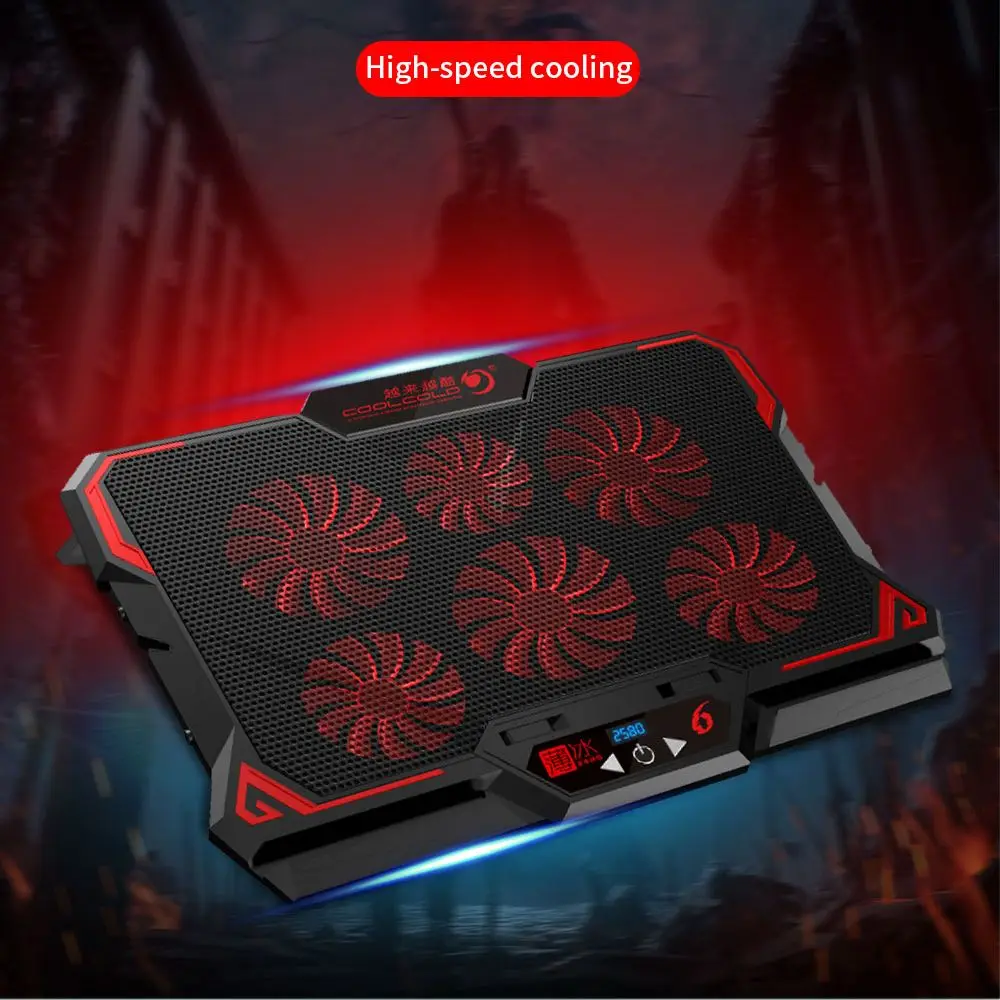 

Notebook Cooling Bracket ICE 6 Notebook Cooler Laptop Stand Cooling Base Radiator Stand Laptop Cooling Pads