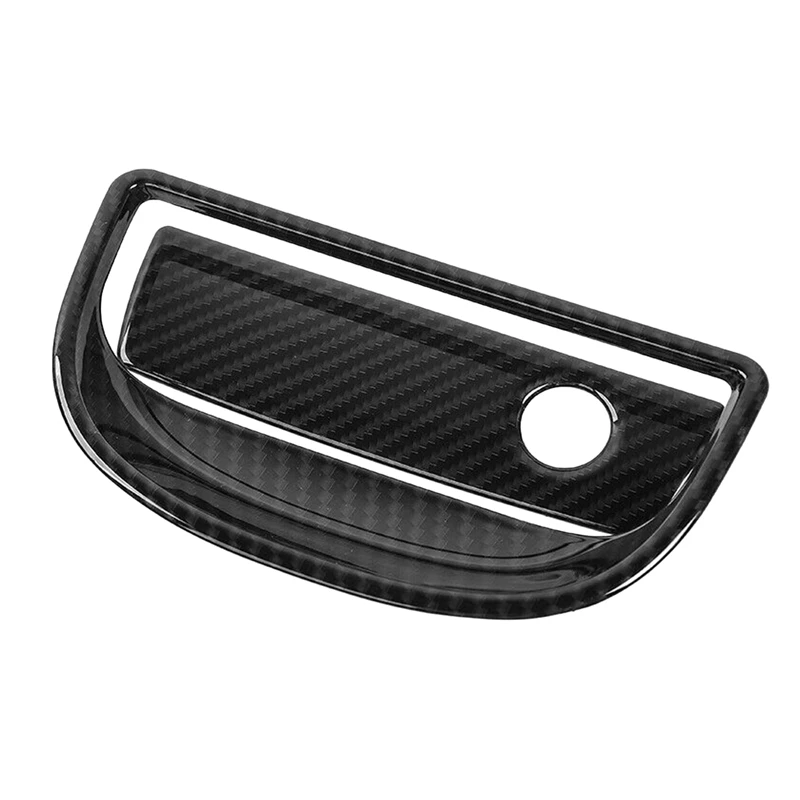 

Carbon Fiber Co-Pilot Storage Box Handle Cover Trim for Jeep Wrangler JK 07-17