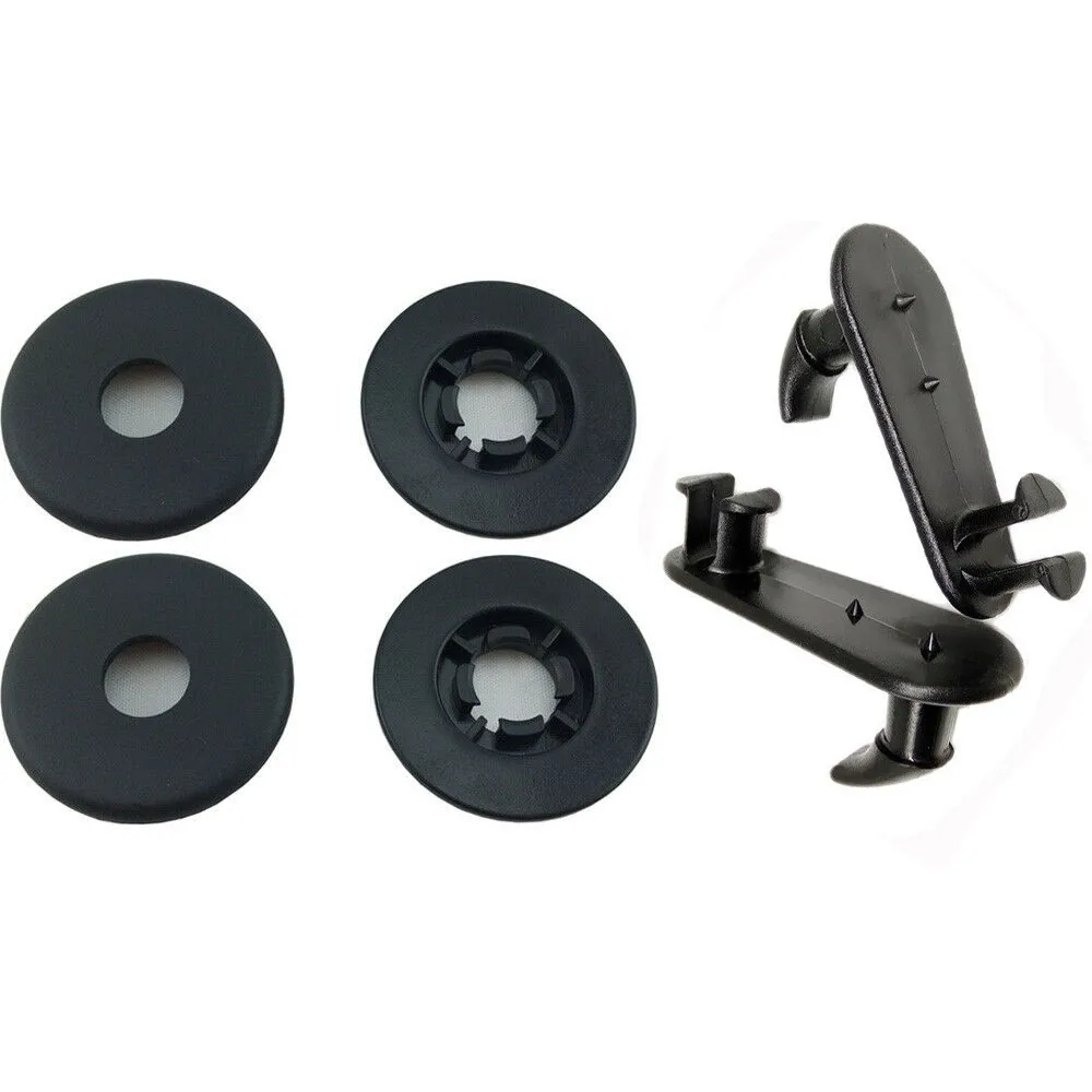 2 комплекта крепежных крючков для автомобильного коврика прикрепляемых к