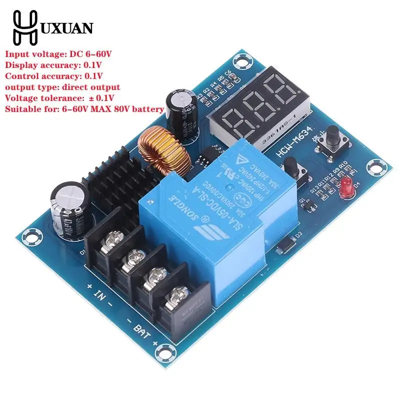 

Xh-M604 6-60V Battery Lithium Battery Charging Control Module Battery Charging Control Protection Switch