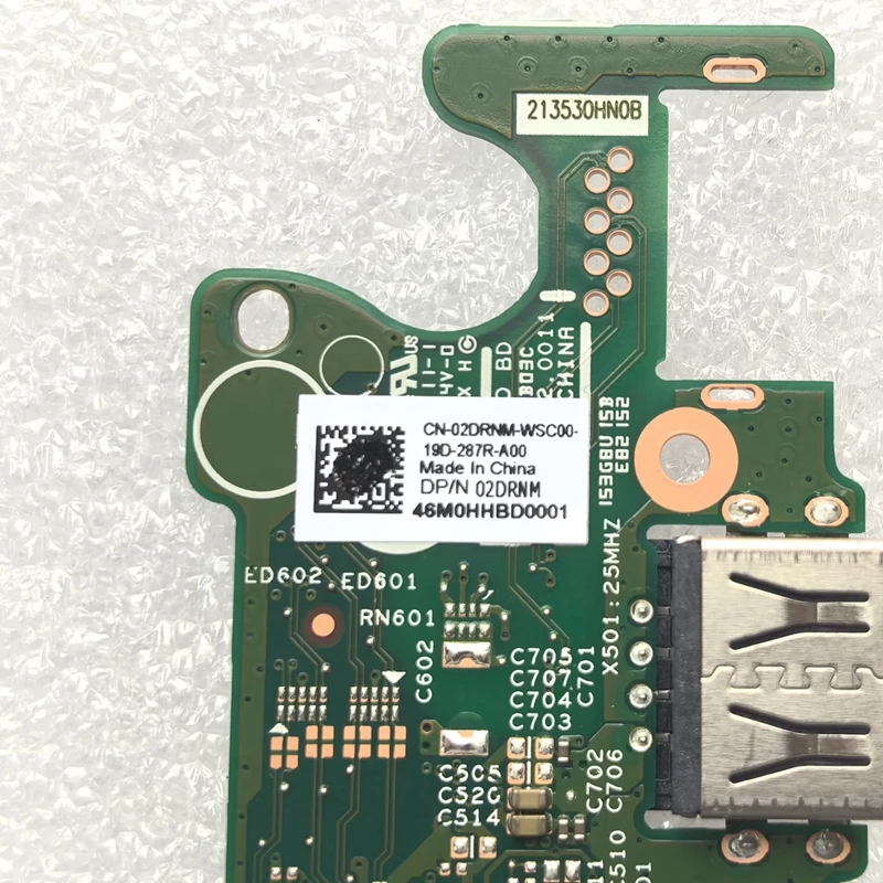 Новый оригинальный 02DRNM для ноутбука DELL Inspiron 5590 5598 5498 5490 USB-аудио плата чтения карт