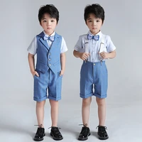 2022 new boys gentleman clothing set shirtpants for 1 16 year boys party dress outfits boutique kids clothing boy clothes