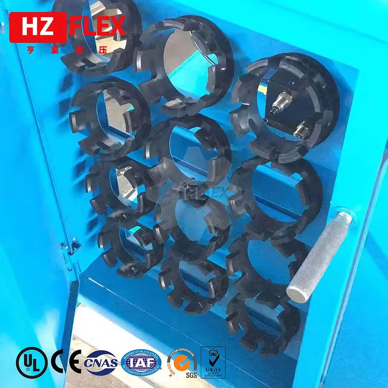 высокоскоростной обжимной пресс для гидравлических шлангов HZ-32B используется