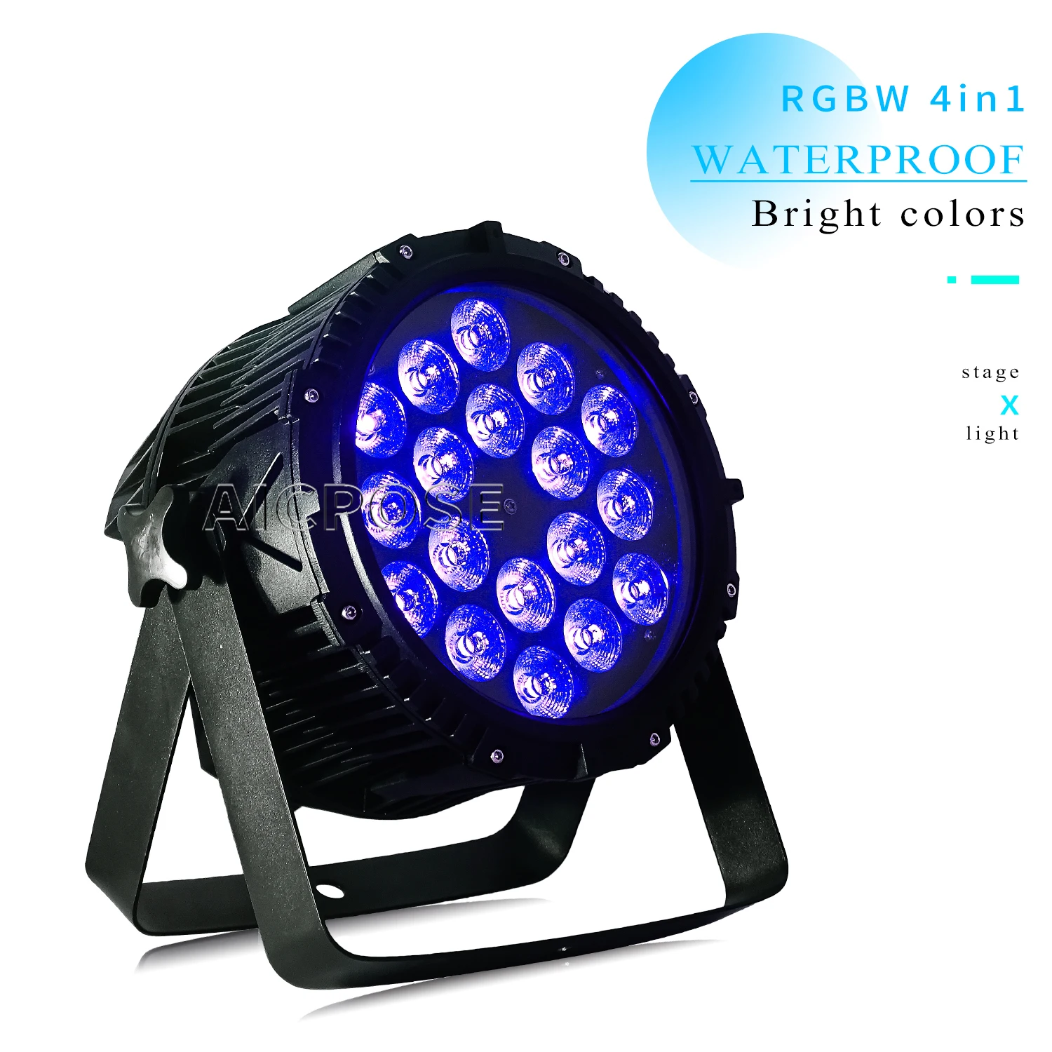 

18x12W RGBW/18x18W RGBWA+UV 6 in 1 LED Par Light IP65 Waterproof Stage Light DMX Control DJ Disco Equipment Stage Lighting