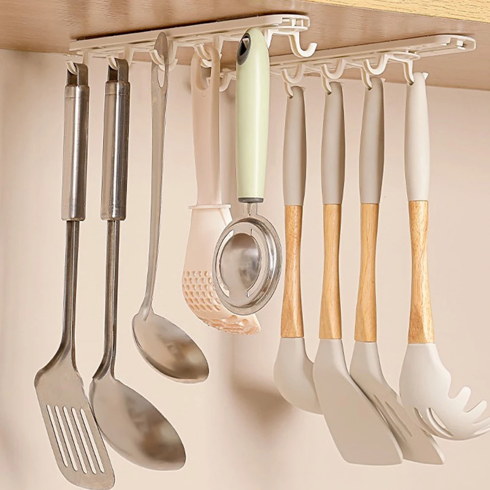 

Brand New Hanger Holder Rack Door Hat Home Kitchen Office Metal Towel Under Shelf Wall Mounted 5 Hook Bathroom