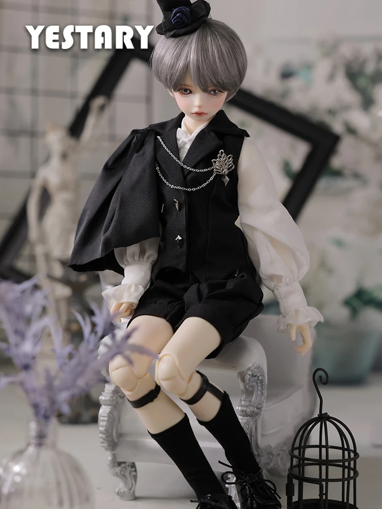 

YESTARY 1/4 BJD Doll Full Set With Makeup British Style Male SD Full Suit MK Doll Spherical Joint 41CM Girls Gift Free Shipping
