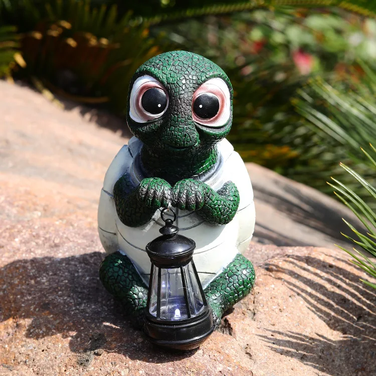 

Creative Little Turtle Resin Small Lamp Desktop Home Old Man Statue Christmas Crafts Holiday Souvenirs Ornaments Wholesale