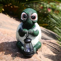 creative little turtle resin small lamp desktop home old man statue christmas crafts holiday souvenirs ornaments wholesale