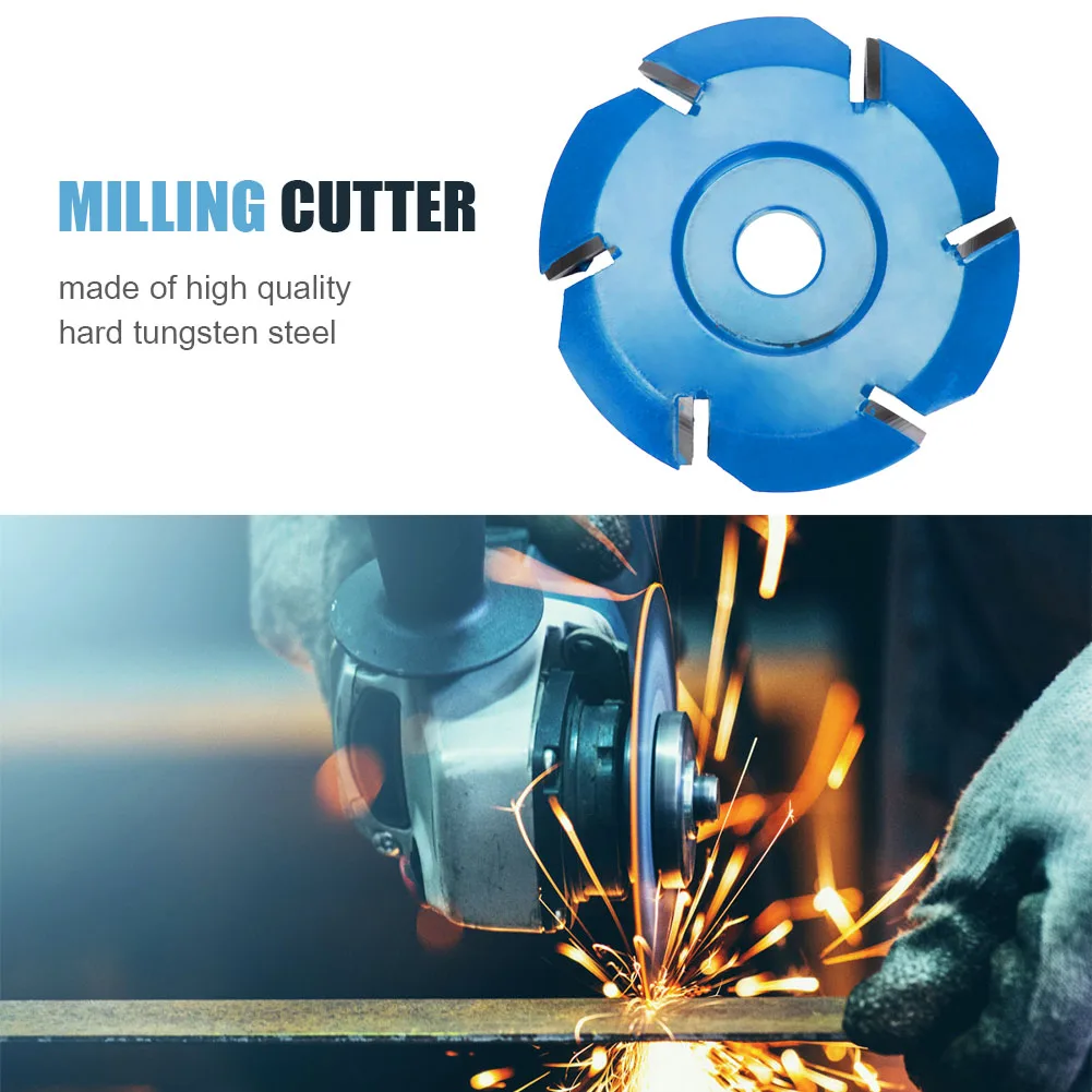 

6 Teeth Edge Carving Milling Cutter Woodworking Aperture Engraving Bit End Mill Grinder Concrete Granite Stone Cut