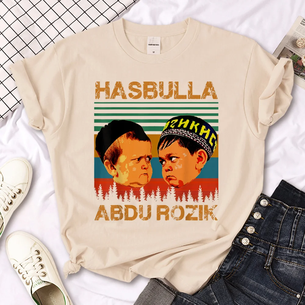 

Hasbulla t shirt women Japanese Tee girl Japanese streetwear graphic clothes