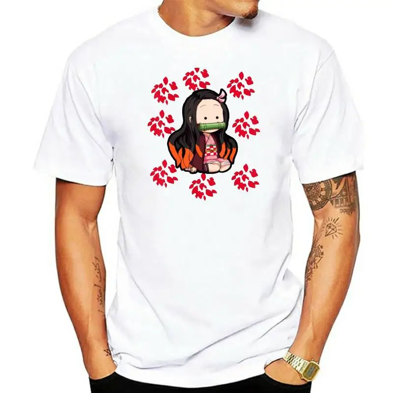 

Slayer Demon Anime Tshirt Kawaii Cute Nezuko Kanjiro Black T Shirt M Xxxl