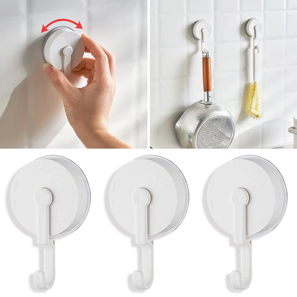 

1/2/4PCS Swivel Hook Movable Hook Kitchen Storage Wall Holder Punch Free Hook Wardrobe Storage Home Organizer Removable Hook