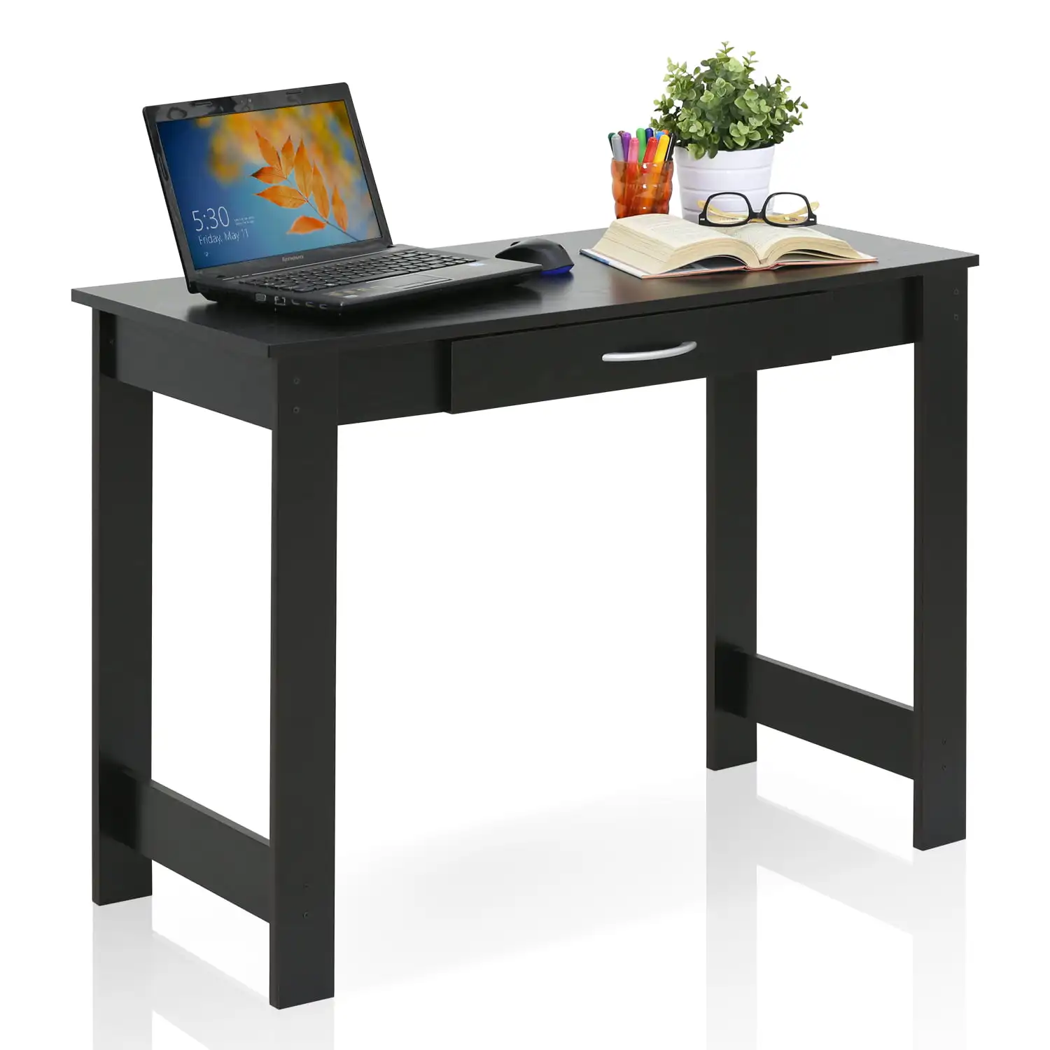 

JAYA Writing Desk with Drawer, 15108BKW