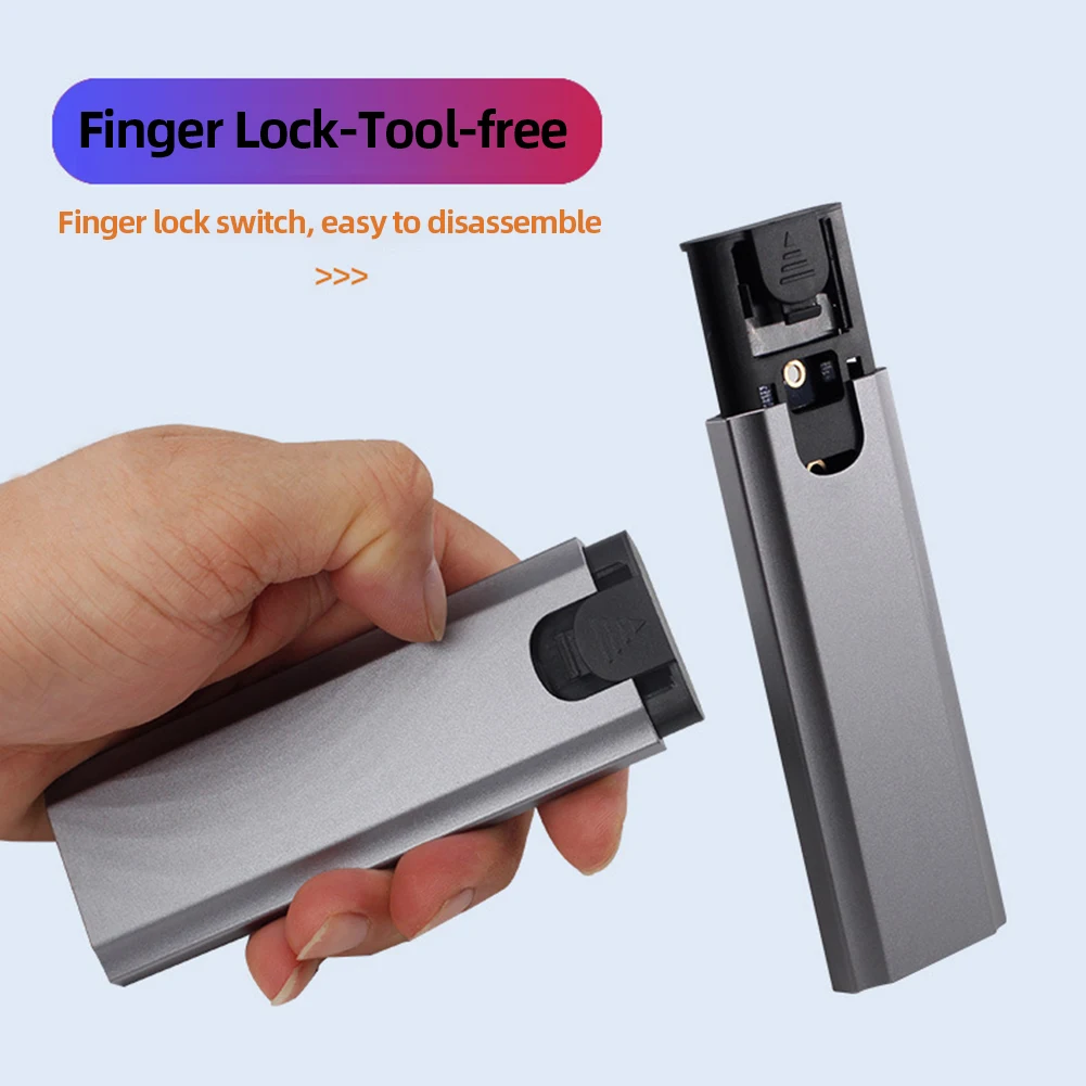 

Корпус SSD M.2-USB Type C 3,1, 10 Гбит/с, NVME/NGFF