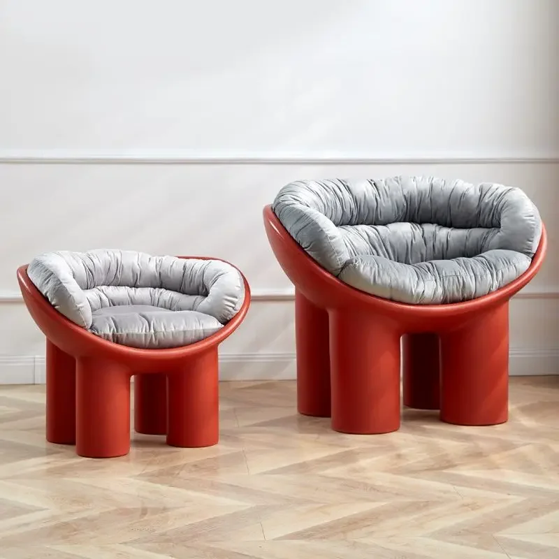 Nordic creative chair elephant leg lazy ins leisure sofa stool modern simple balcony shoe changing